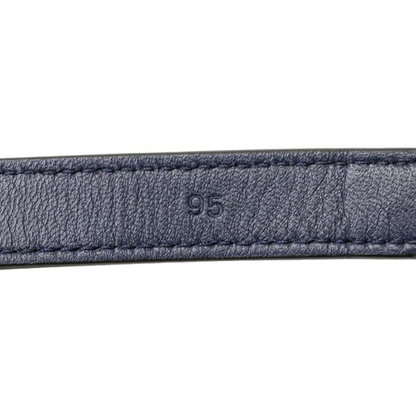 Pre-owned Valentino Quilted Lambskin VLTN Rockstud Spike Belt Bag Blue
