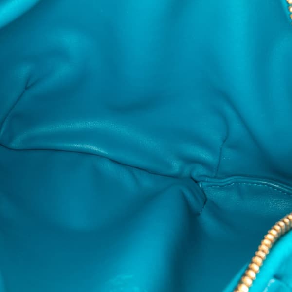 Pre-owned Bottega Veneta Mini Nappa Intrecciato Jodie Blue