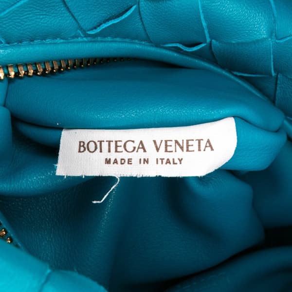 Pre-owned Bottega Veneta Mini Nappa Intrecciato Jodie Blue