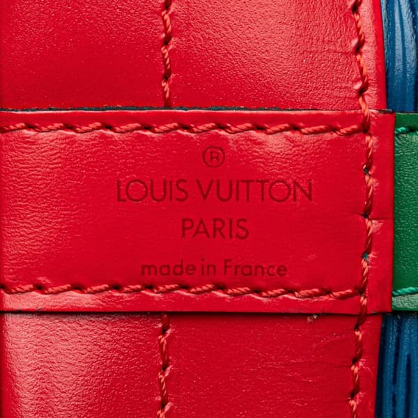 Pre-owned Louis Vuitton Epi Noe Tricolor GM Blue
