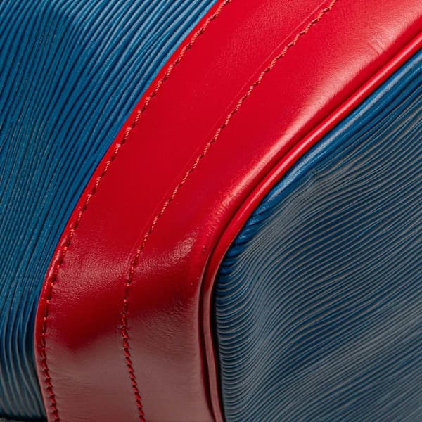 Pre-owned Louis Vuitton Epi Noe Tricolor GM Blue