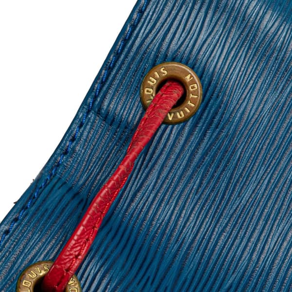 Pre-owned Louis Vuitton Epi Noe Tricolor GM Blue