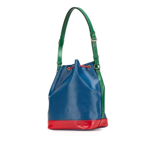 Pre-owned Louis Vuitton Epi Noe Tricolor GM Blue