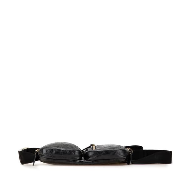 Pre-owned Gucci Guccissima Belt Bag Black