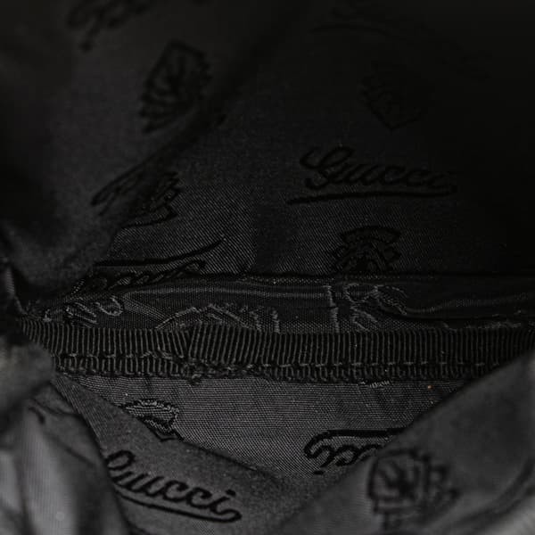 Pre-owned Gucci Guccissima Belt Bag Black