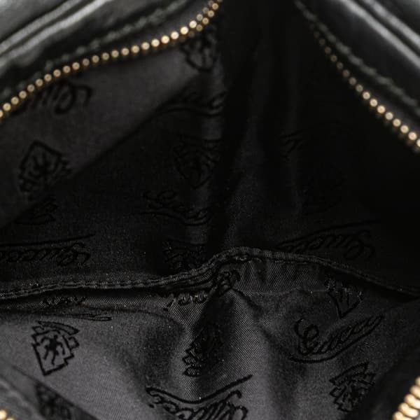Pre-owned Gucci Guccissima Belt Bag Black