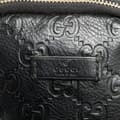 Miniatyrbillede 10 af 10: Pre-owned Gucci Guccissima Belt Bag Black
