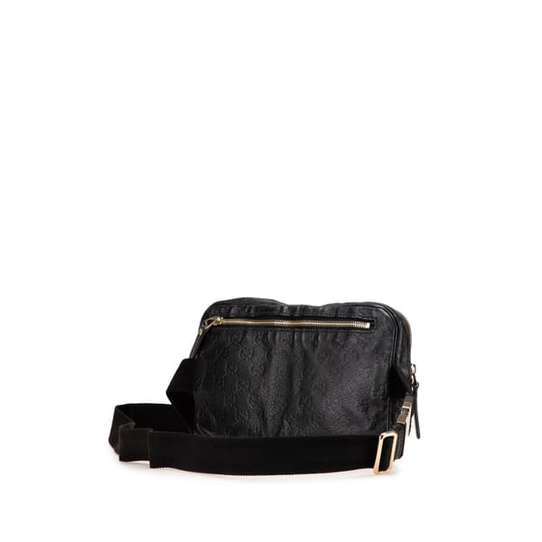 Pre-owned Gucci Guccissima Belt Bag Black