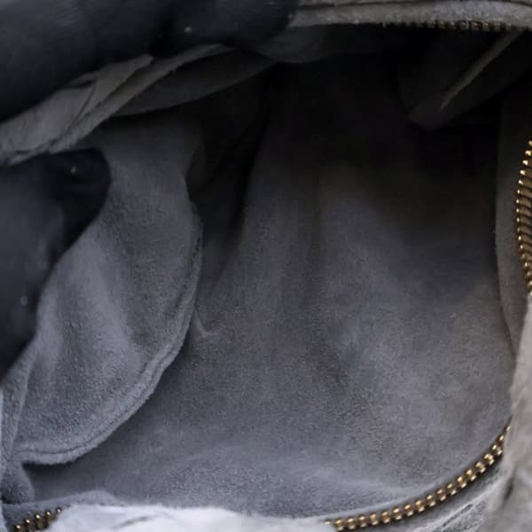 Pre-owned Bottega Veneta Mini Suede Intrecciato Jodie Gray