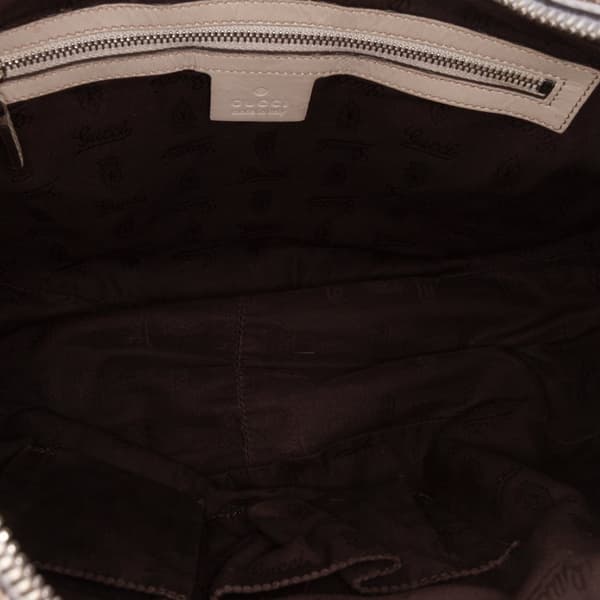 Pre-owned Gucci GG Canvas Twins Hobo Brown