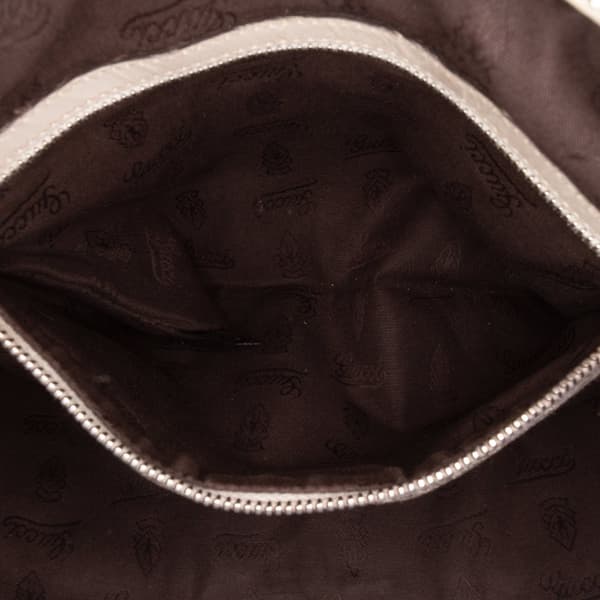 Pre-owned Gucci GG Canvas Twins Hobo Brown