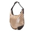 Miniatyrbilde 2 av 9: Pre-owned Gucci GG Crystal Princy Hobo Brown