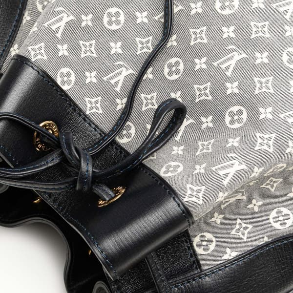 Pre-owned Louis Vuitton Monogram Mini Lin Idylle Noe PM Gray