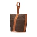 Miniatyrbild 2 av 10: Pre-owned Hermès Toile Saxo MM Brown