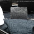 Miniatyrbild 6 av 10: Pre-owned Gucci Canvas Reins Hobo Black