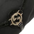 Miniatyrbild 9 av 10: Pre-owned Gucci Canvas Reins Hobo Black