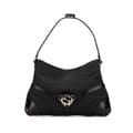 Miniatyrbild 1 av 10: Pre-owned Gucci Canvas Reins Hobo Black