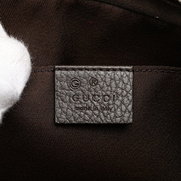 Pre-owned Gucci GG Canvas Belt Bag Brown