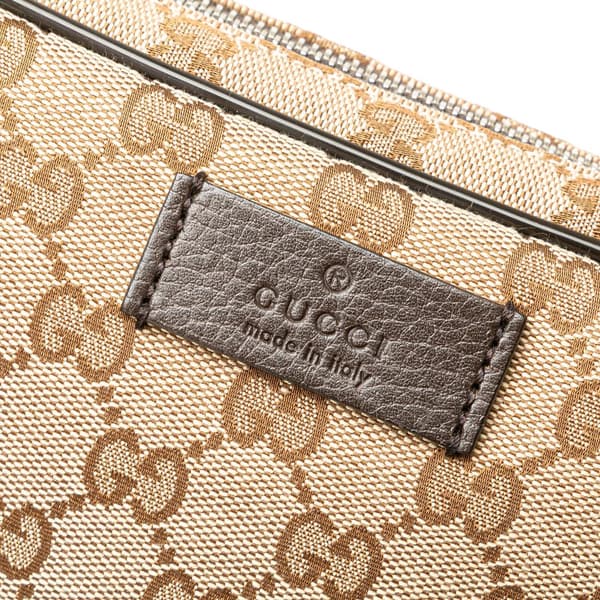 Pre-owned Gucci GG Canvas Belt Bag Brown