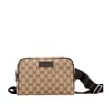 Miniatyrbillede 1 af 10: Pre-owned Gucci GG Canvas Belt Bag Brown