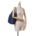 Miniatyrbilde 8 av 8: Pre-owned Bottega Veneta Nappa Intrecciato Bucket Bag Blue