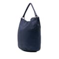 Miniatyrbilde 2 av 8: Pre-owned Bottega Veneta Nappa Intrecciato Bucket Bag Blue