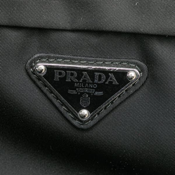 Pre-owned Prada Tessuto Belt Bag Black