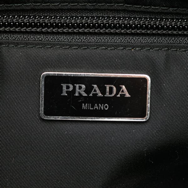 Pre-owned Prada Tessuto Belt Bag Black