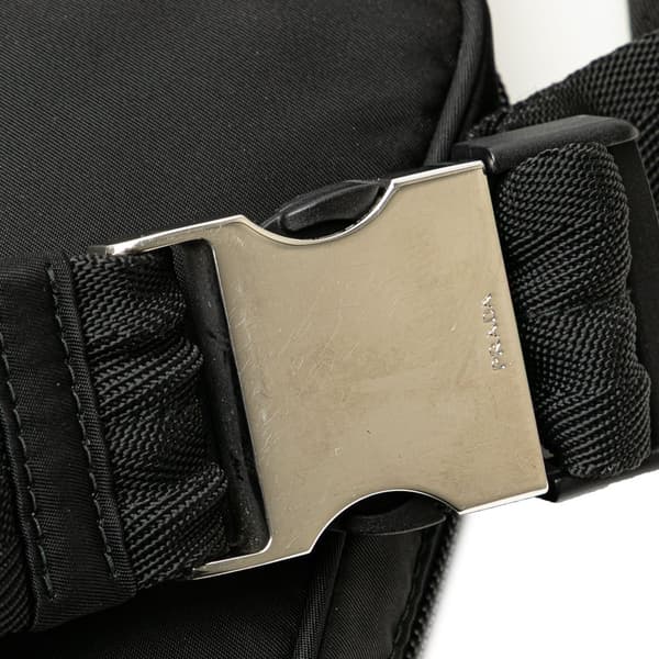 Pre-owned Prada Tessuto Belt Bag Black
