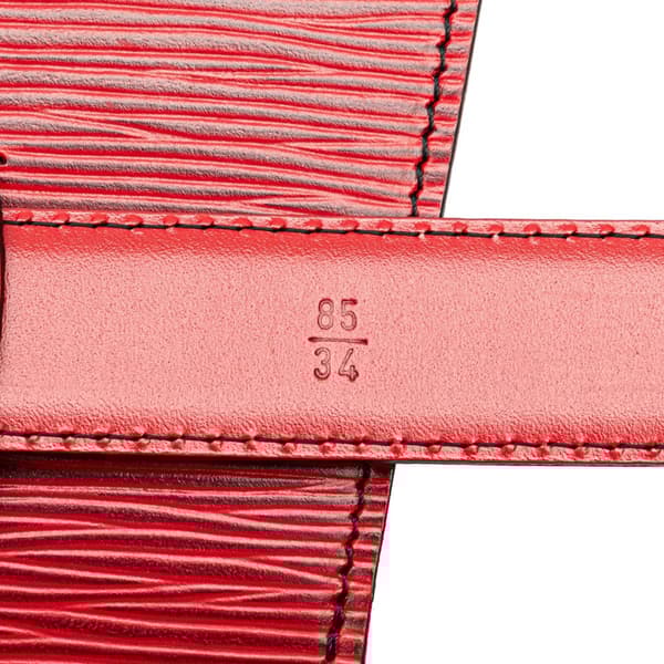 Pre-owned Louis Vuitton Epi Tilsitt Belt Bag Red