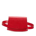 Miniatyrbilde 1 av 10: Pre-owned Louis Vuitton Epi Tilsitt Belt Bag Red