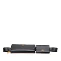 Miniatyrbillede 3 af 10: Pre-owned Gucci GG Marmont Leather Double Belt Bag Black