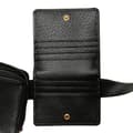 Miniatyrbillede 4 af 10: Pre-owned Gucci GG Marmont Leather Double Belt Bag Black