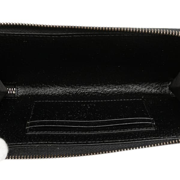 Pre-owned Gucci GG Marmont Leather Double Belt Bag Black