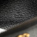 Miniatyrbillede 7 af 10: Pre-owned Gucci GG Marmont Leather Double Belt Bag Black