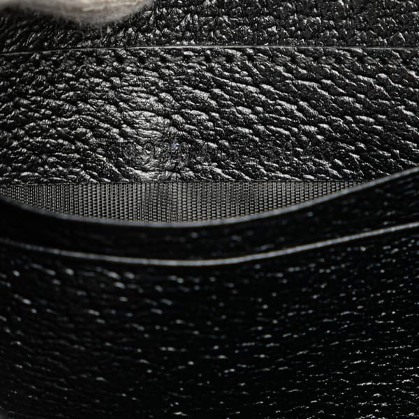Pre-owned Gucci GG Marmont Leather Double Belt Bag Black