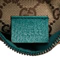 Miniatyrbilde 5 av 10: Pre-owned Gucci GG Canvas Web Double Pocket Belt Bag Brown
