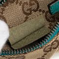 Miniatyrbilde 7 av 10: Pre-owned Gucci GG Canvas Web Double Pocket Belt Bag Brown