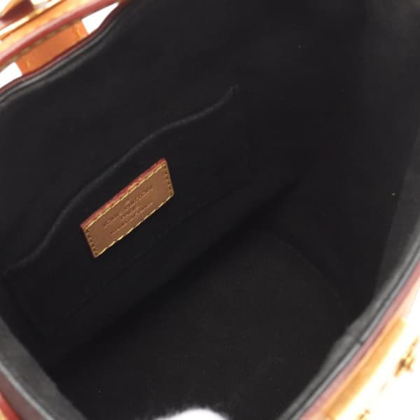 Pre-owned Louis Vuitton Monogram Duffle Bucket Bag Brown