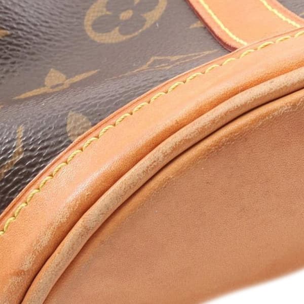 Pre-owned Louis Vuitton Monogram Duffle Bucket Bag Brown