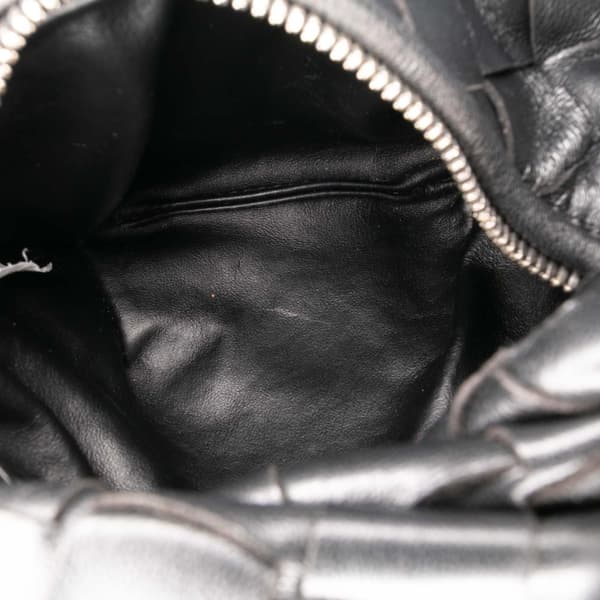 Pre-owned Bottega Veneta Candy Nappa Intrecciato Jodie Black
