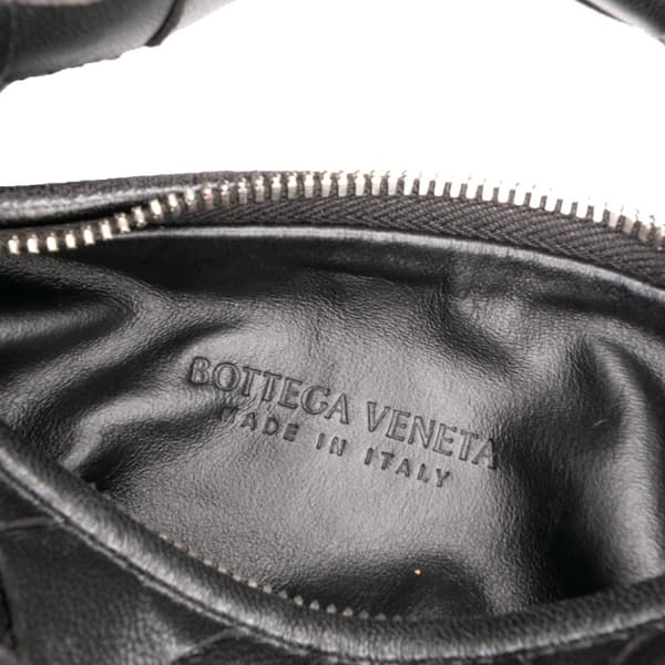 Pre-owned Bottega Veneta Candy Nappa Intrecciato Jodie Black