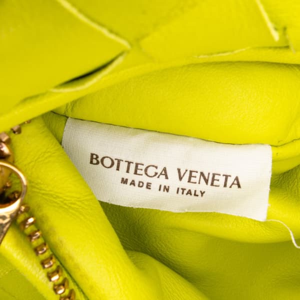 Pre-owned Bottega Veneta Mini Nappa Intrecciato Jodie Green