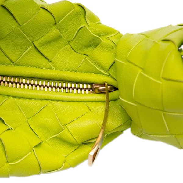 Pre-owned Bottega Veneta Mini Nappa Intrecciato Jodie Green