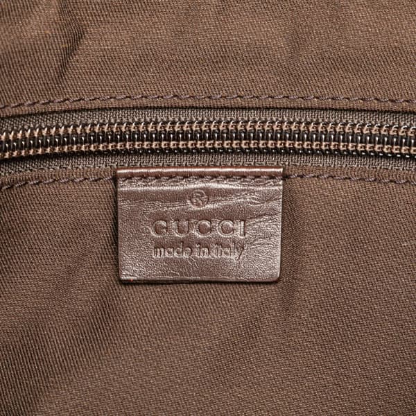 Pre-owned Gucci GG Canvas Belt Bag Brown