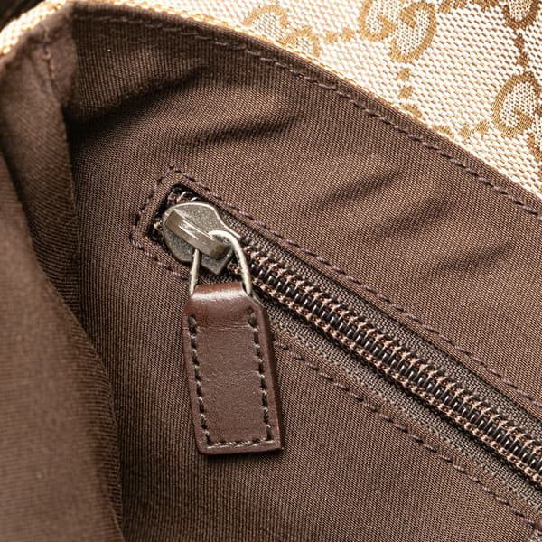 Pre-owned Gucci GG Canvas Belt Bag Brown