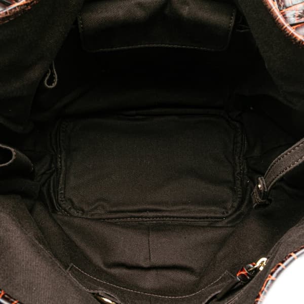 Pre-owned Celine Macadam Canvas Bittersweet Hobo Brown