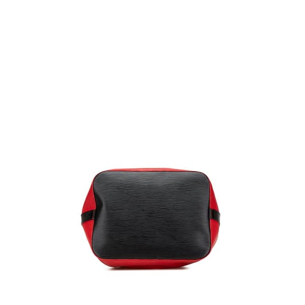 Pre-owned Louis Vuitton Epi Petit Bicolor Noe Red