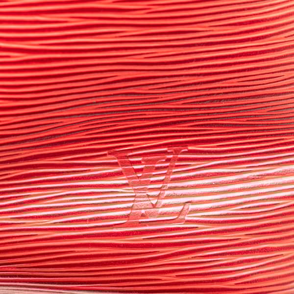 Pre-owned Louis Vuitton Epi Petit Bicolor Noe Red