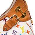 Miniatyrbillede 7 af 10: Pre-owned Louis Vuitton Monogram Multicolore Greta White